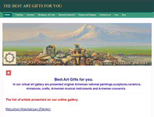 Tablet Screenshot of bestartgifts.com